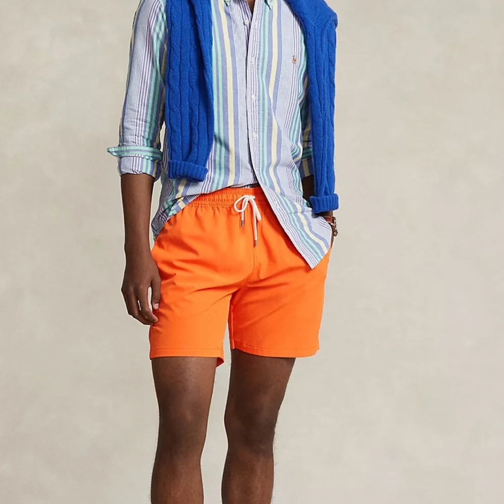 NWT Polo Ralph Lauren Men’s 5.75” Traveler Classic Swim Trunk Preppy Summer‎